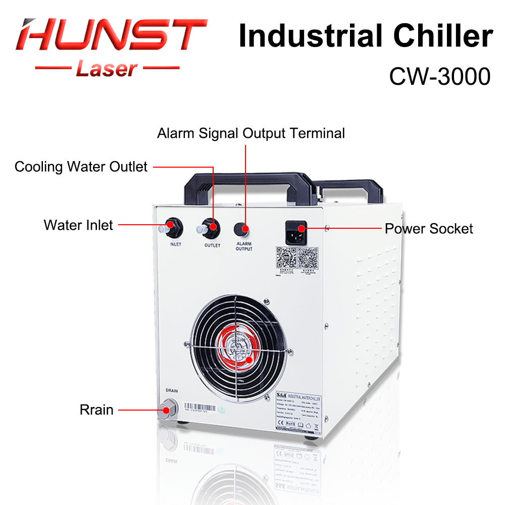 HUNST S&A CW3000 Refrigerador  - Laser Industrial Chiller avaliação e preço