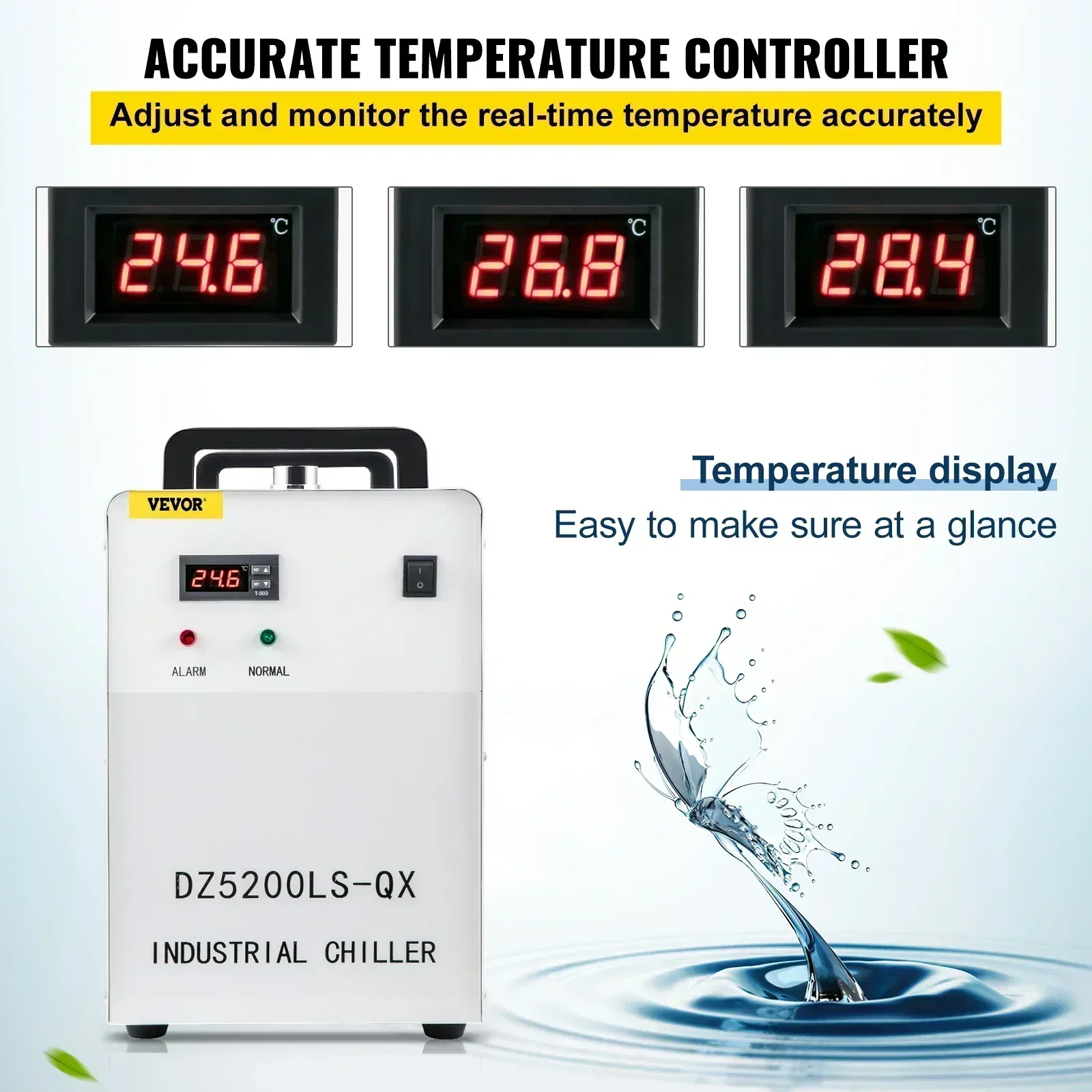Resfriador de Água Industrial  - Laser Industrial Chiller avaliação e preço