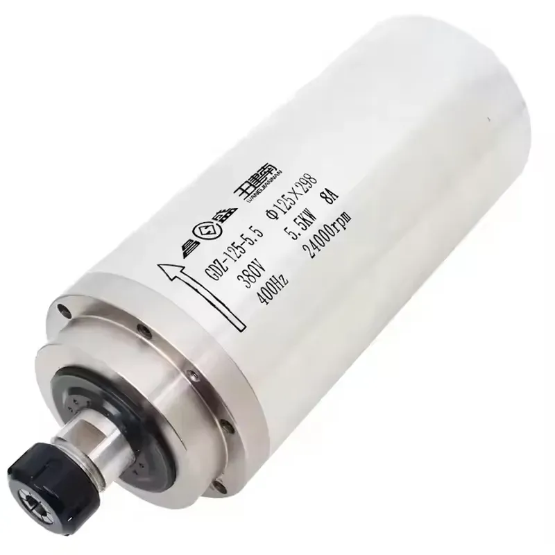 GDZ-125-5.5 12A 220V 24000rpm  - Cnc Spindle Motor avaliação e preço
